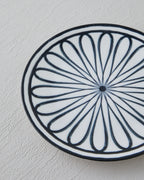 Porcelain Cake Plate 19 cm Black - White (view 3)