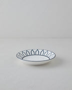 Porcelain Deep Plate 19 cm Black - White