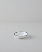 Porcelain Snack Bowl 11 cm Black - White