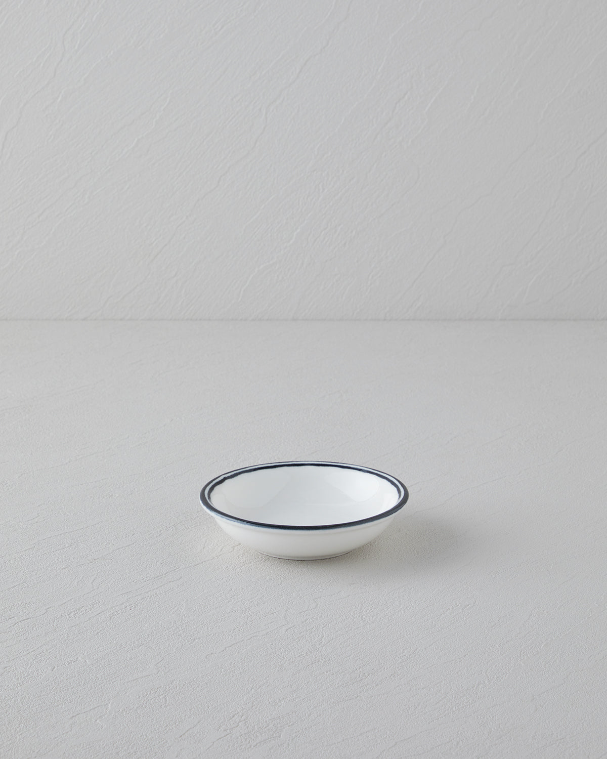 Porcelain Snack Bowl 11 cm Black - White