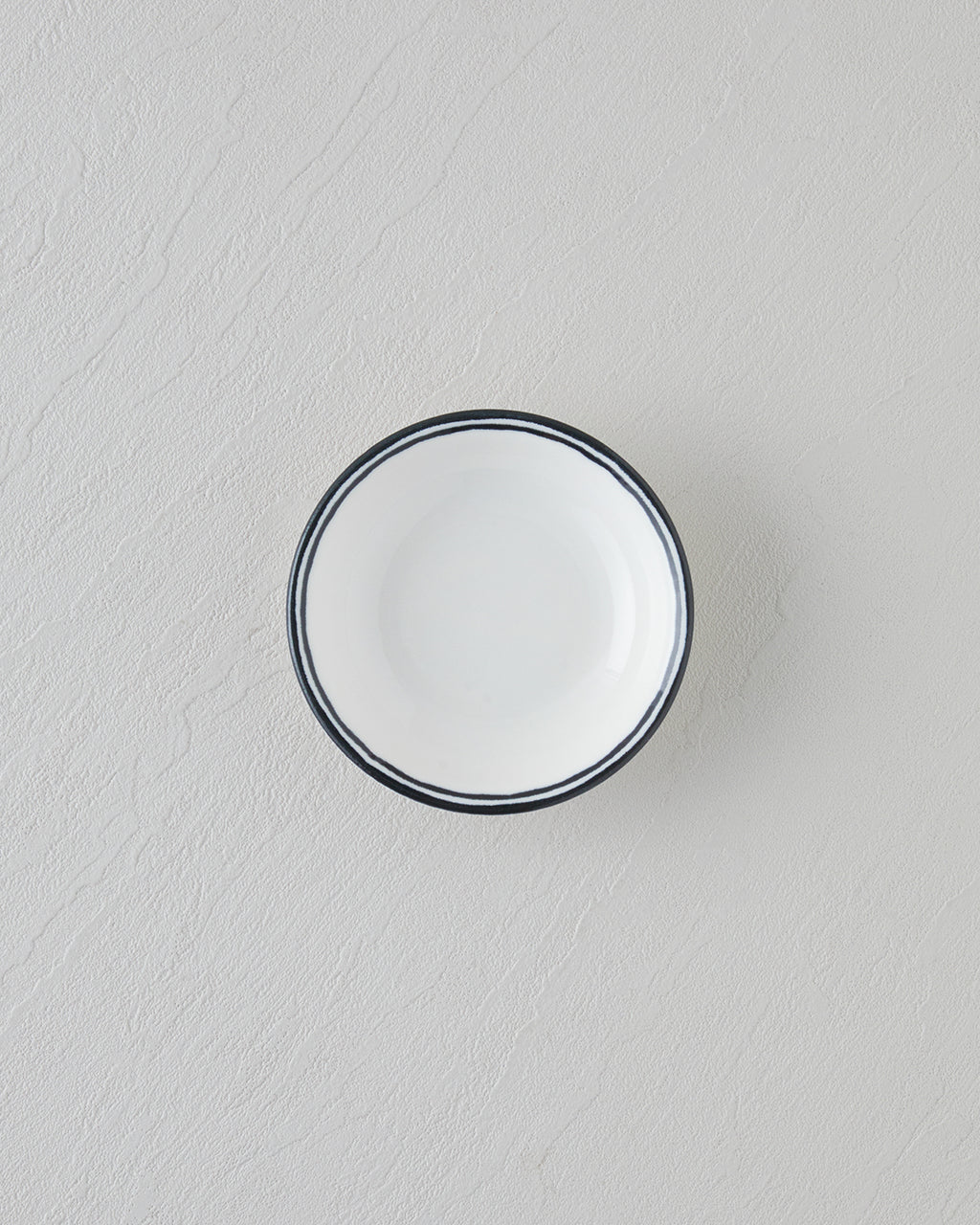 Porcelain Snack Bowl 11 cm Black - White (view 2)