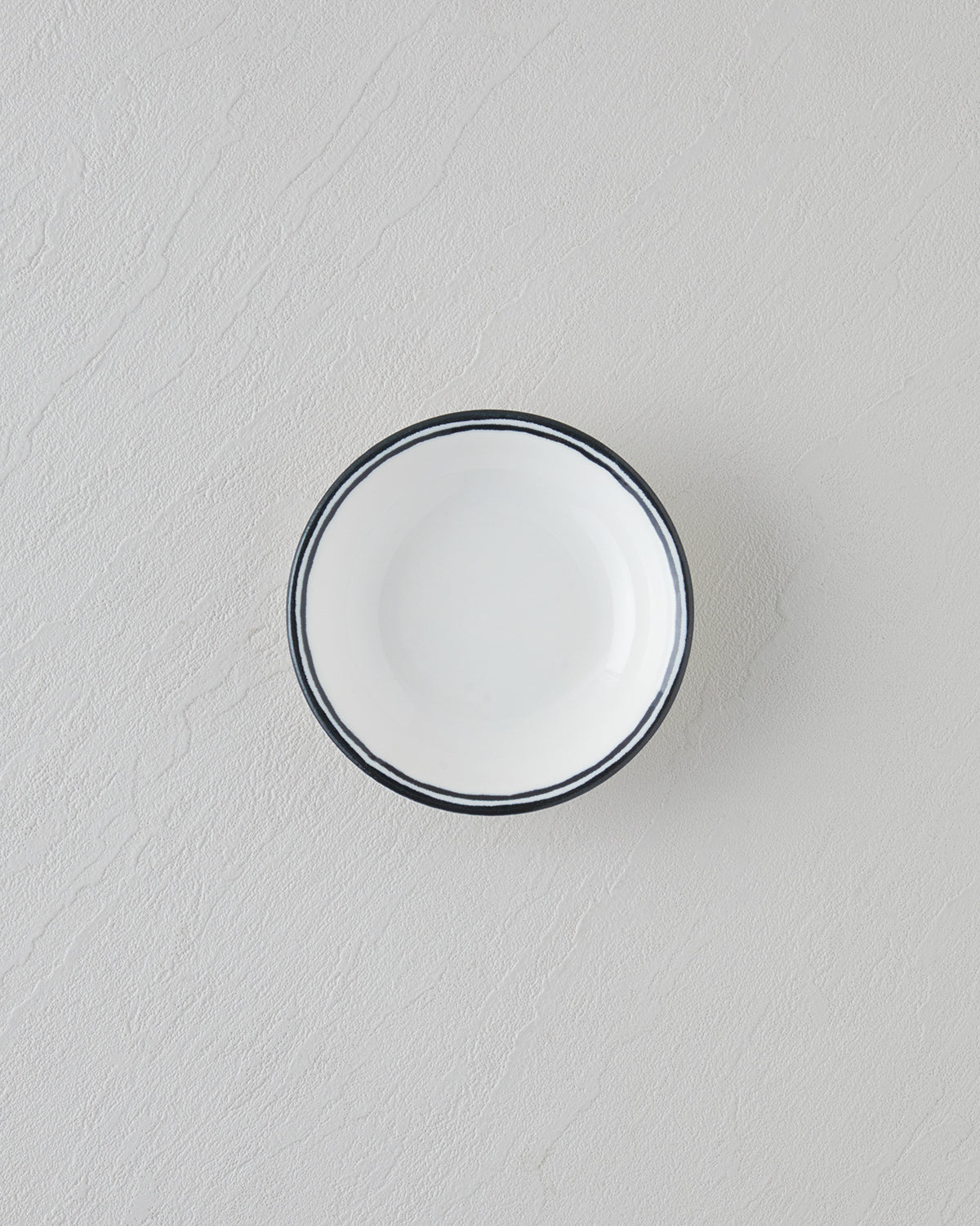 Porcelain Snack Bowl 11 cm Black - White (view 2)