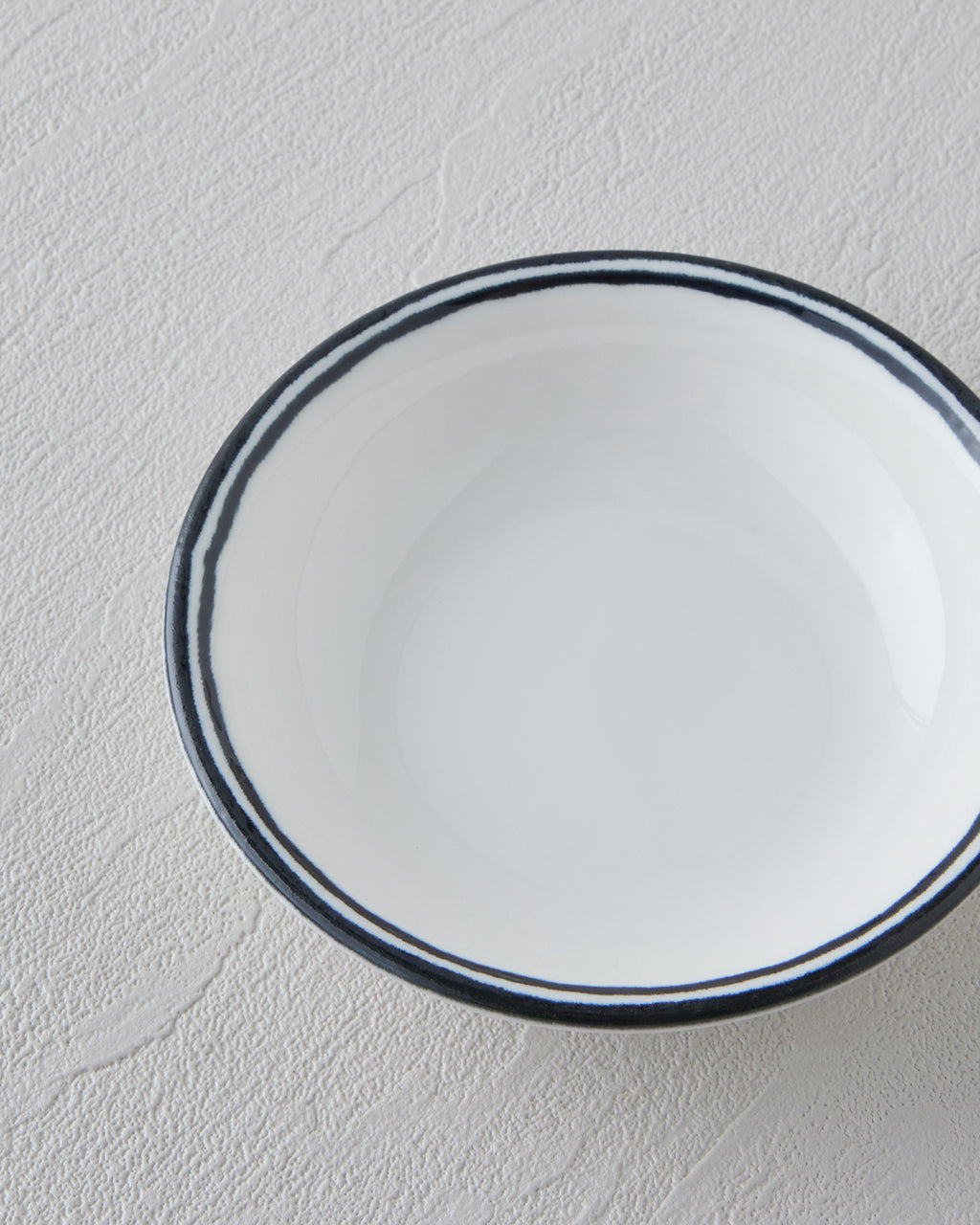 Porcelain Snack Bowl 11 cm Black - White (view 3)