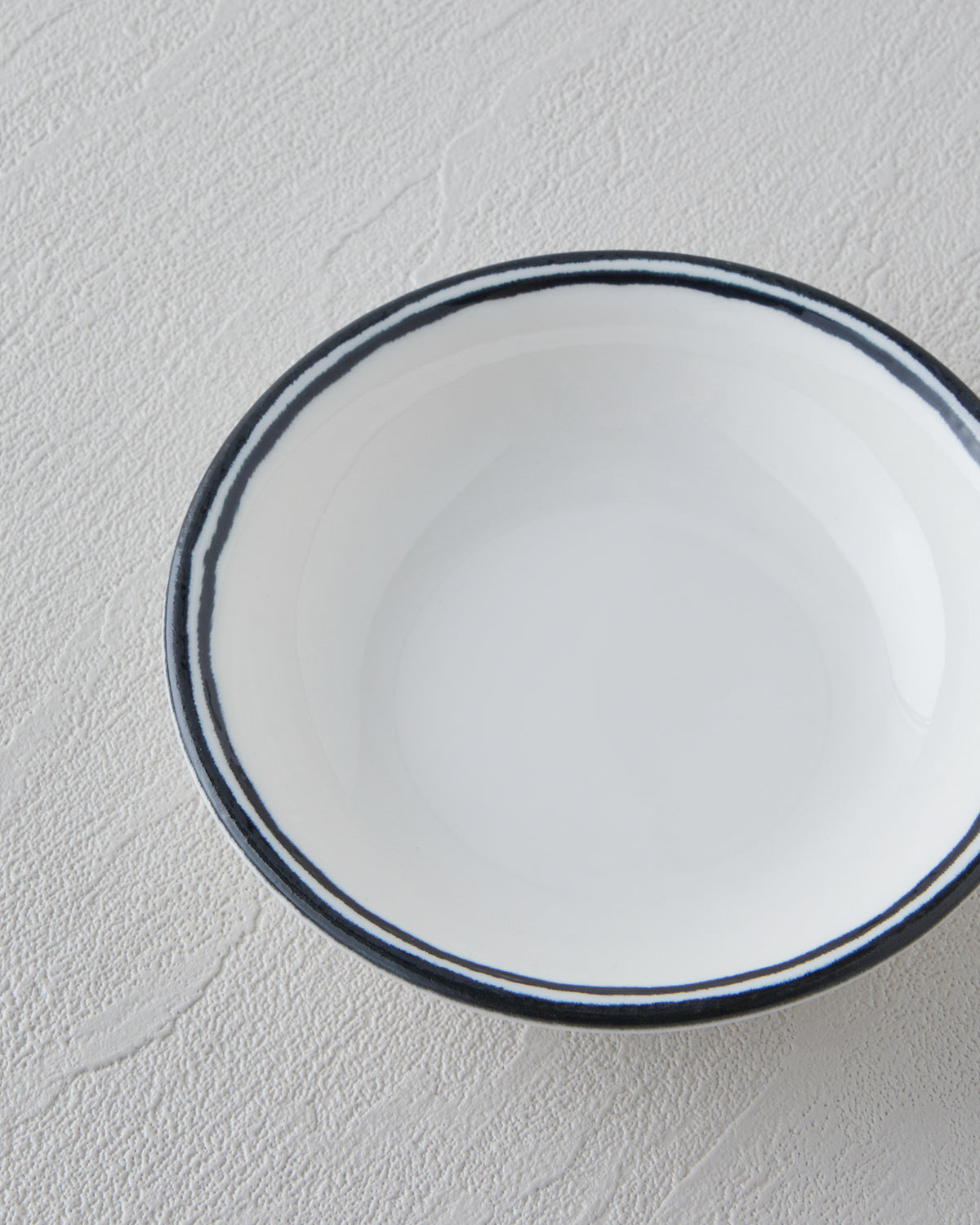 Porcelain Snack Bowl 11 cm Black - White (view 3)
