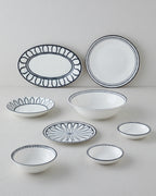 Porcelain Snack Bowl 11 cm Black - White (view 4)