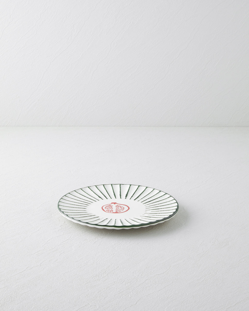 Ceramic Cake Plate 21 cm Red