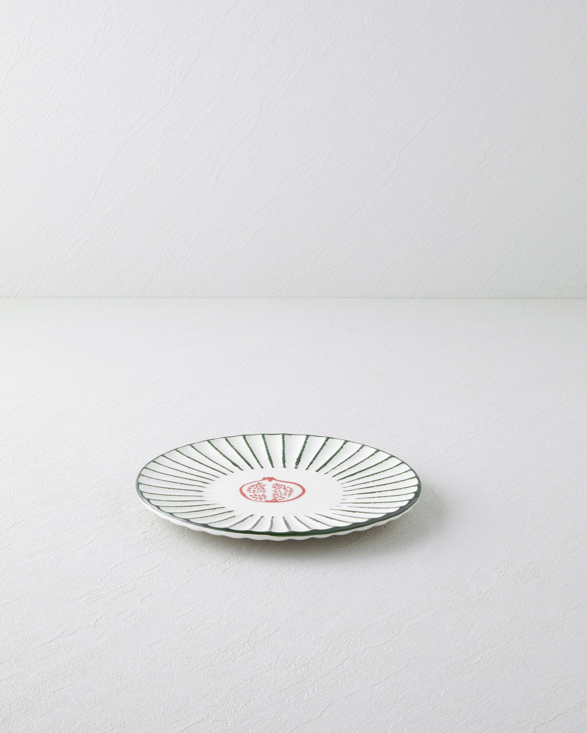 Ceramic Cake Plate 21 cm Red