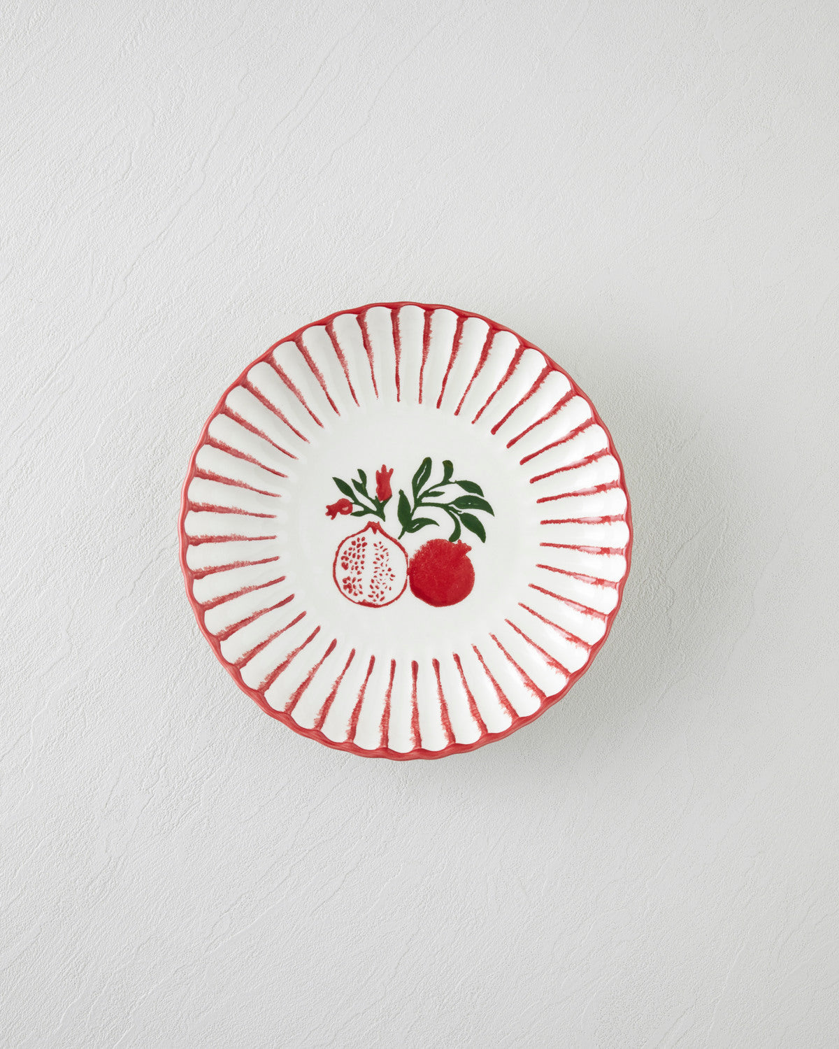 Ceramic Deep Plate 21 cm Red (view 2)