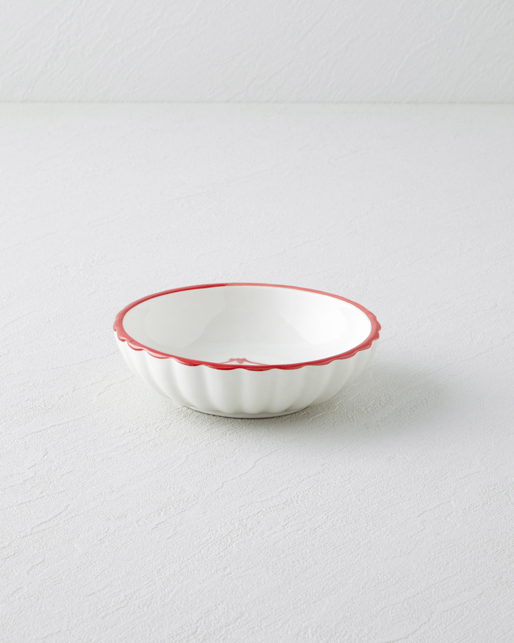 Ceramic Snack Bowl 13 cm Red
