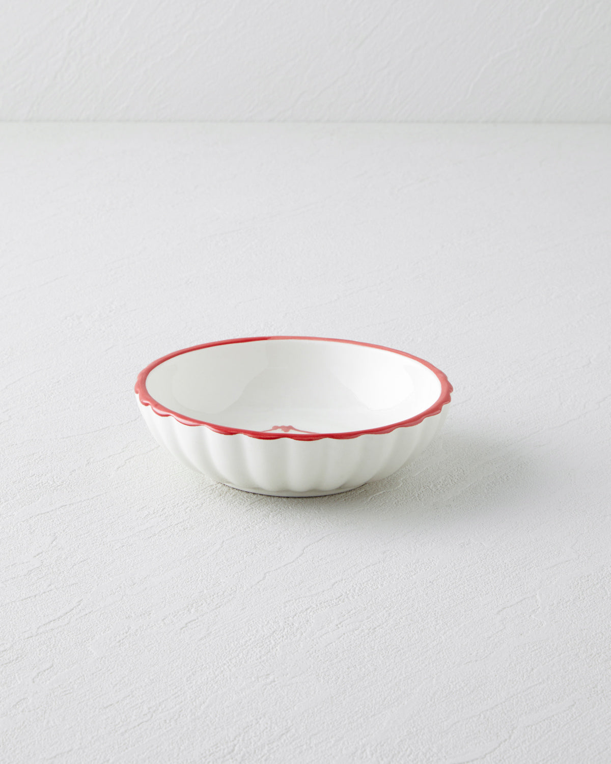 Ceramic Snack Bowl 13 cm Red