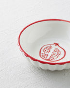 Ceramic Snack Bowl 13 cm Red (view 3)