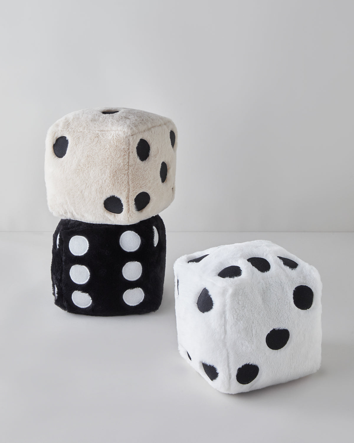Dice Decorative Cushion 20x20 cm White (view 4)