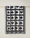 Fun Sofa Throw 130x170 cm Black - White