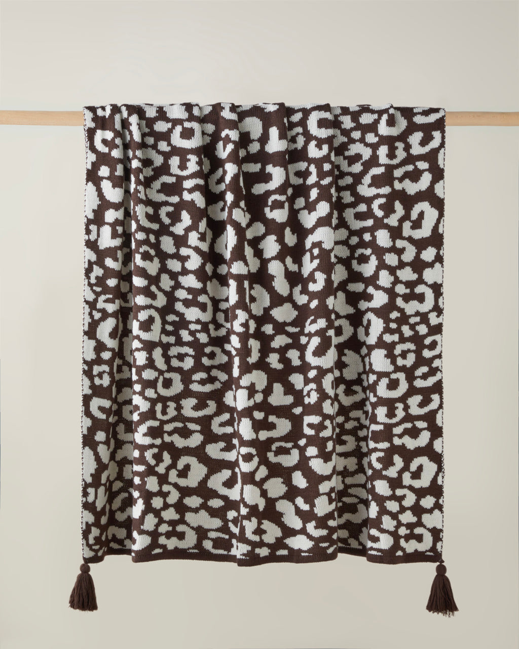 Leopardo Sofa Throw 130x170 cm Brown - Beige