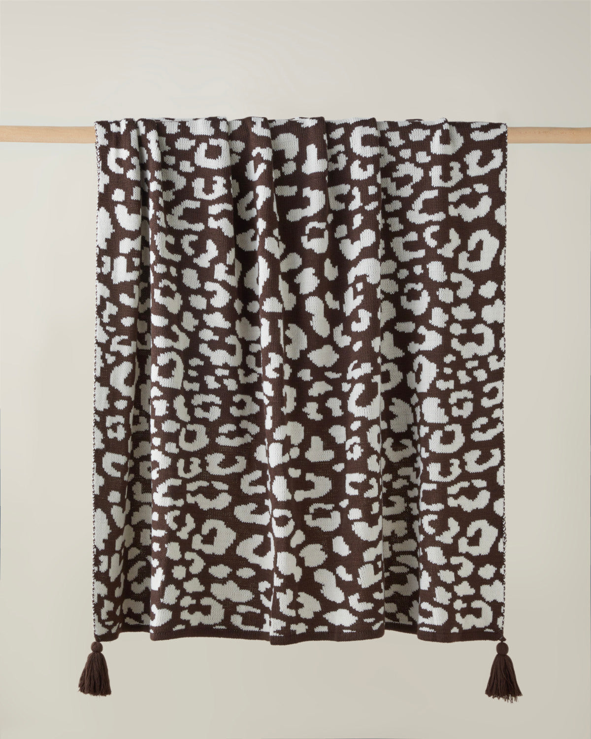 Leopardo Sofa Throw 130x170 cm Brown - Beige