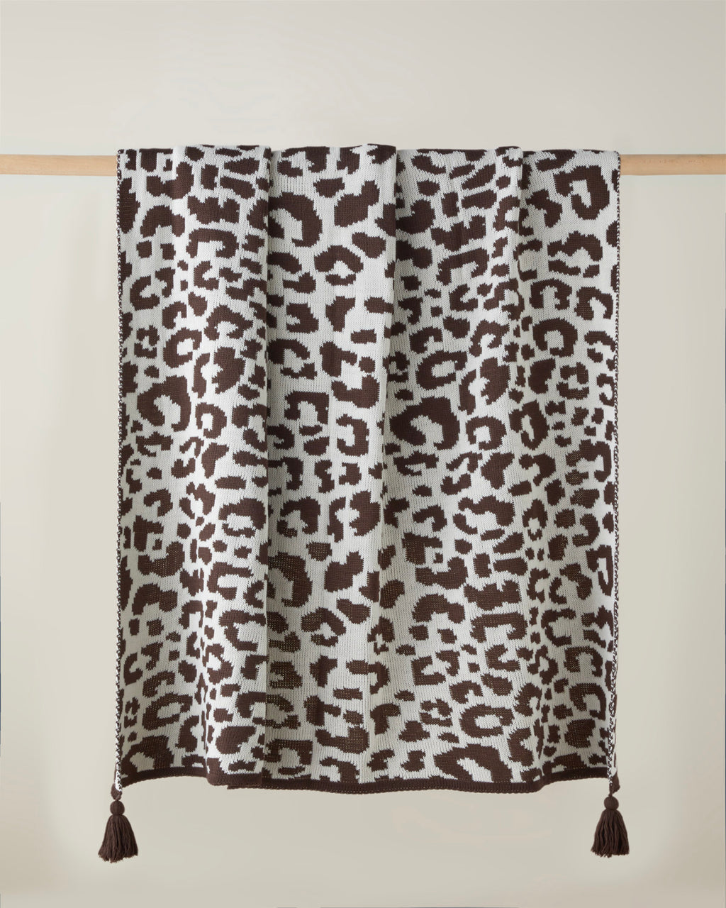 Leopardo Sofa Throw 130x170 cm Brown - Beige (view 2)