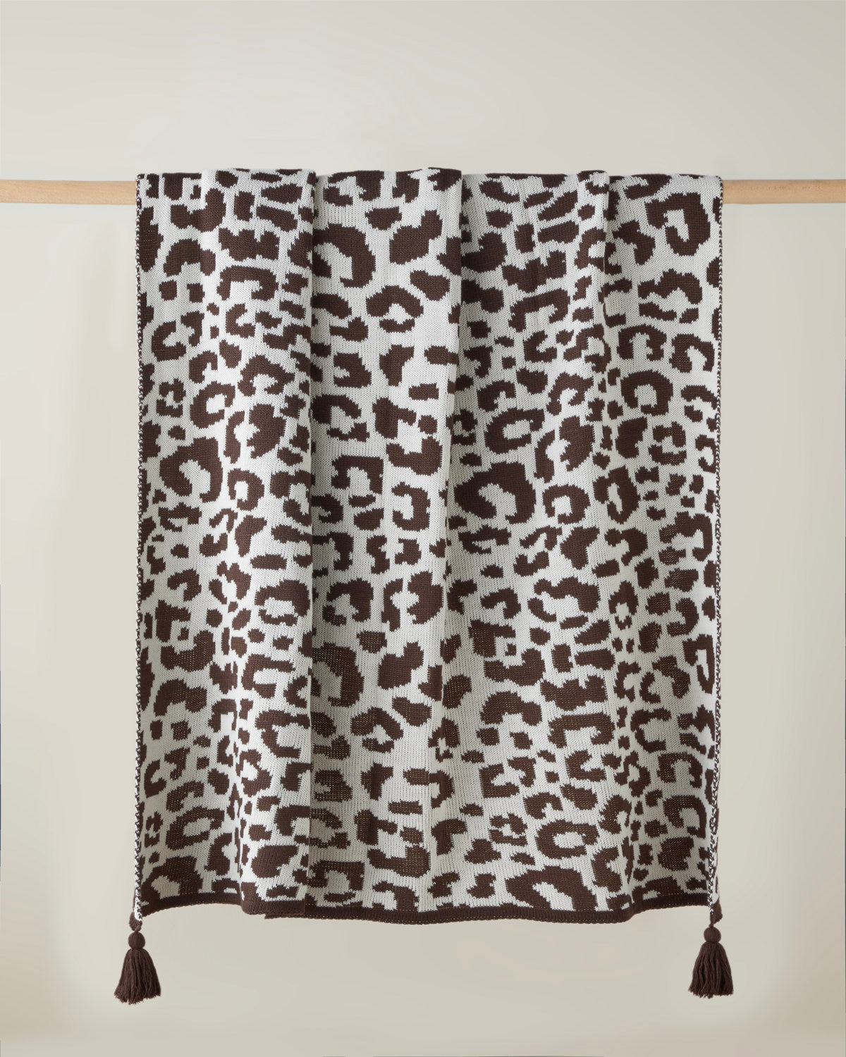 Leopardo Sofa Throw 130x170 cm Brown - Beige (view 2)