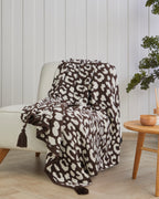 Leopardo Sofa Throw 130x170 cm Brown - Beige (view 3)