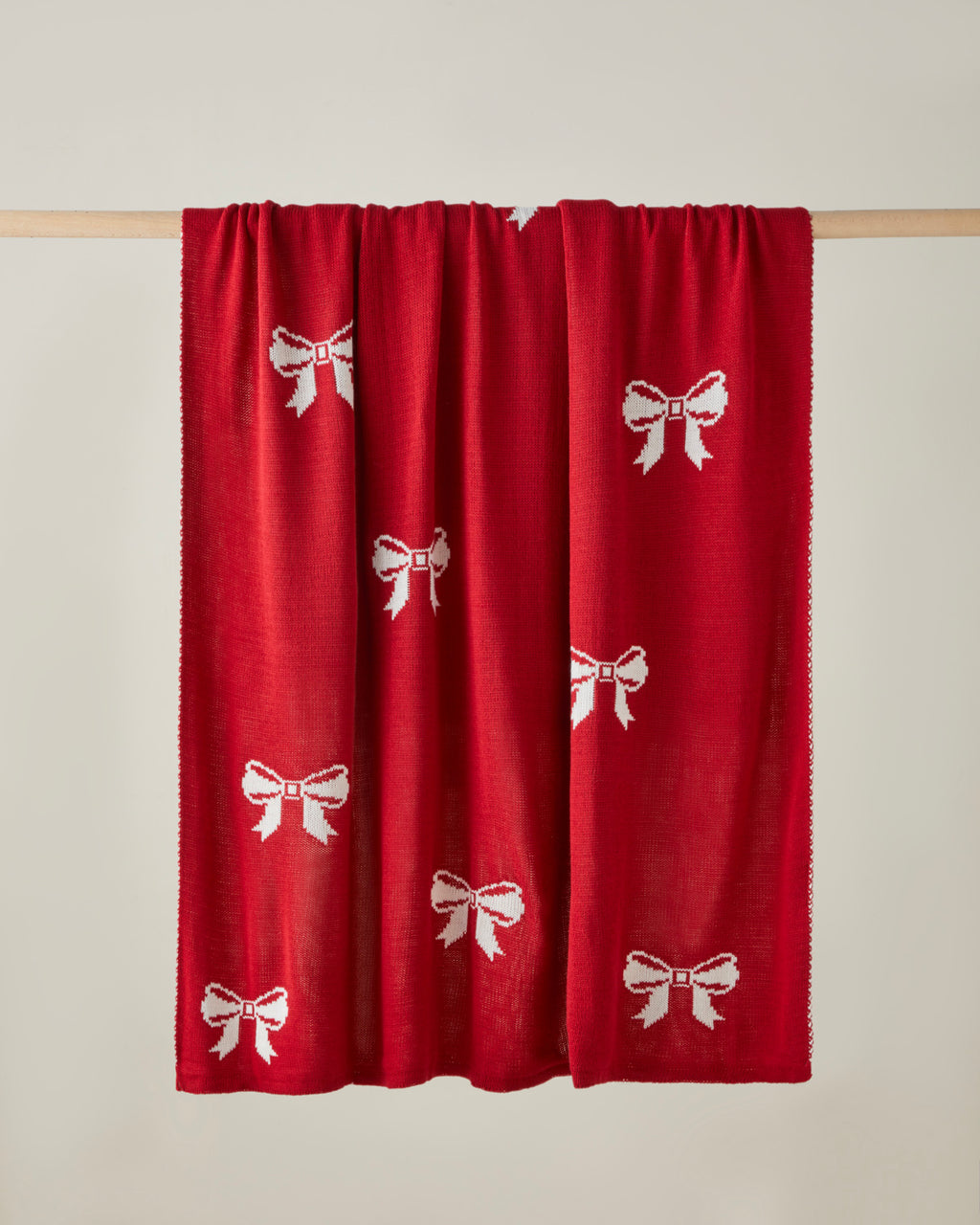 Ribbon Joy Sofa Throw 130x170 cm Red