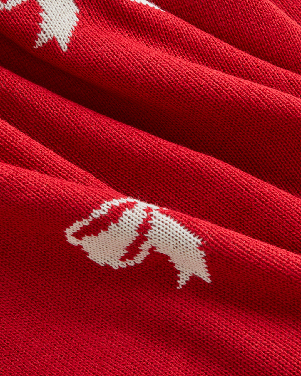 Ribbon Joy Sofa Throw 130x170 cm Red (view 3)