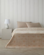 Cotton Single Size Blanket 150x200 cm Ecru