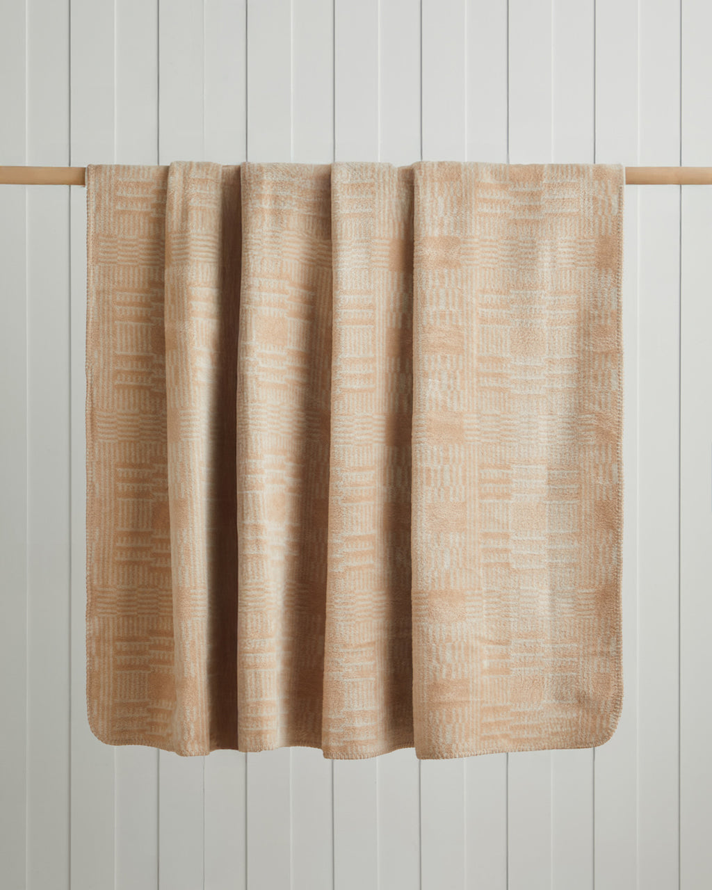 Cotton Single Size Blanket 150x200 cm Ecru (view 2)
