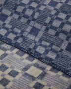 Cotton Double Size Blanket 200x220 cm Blue (view 3)