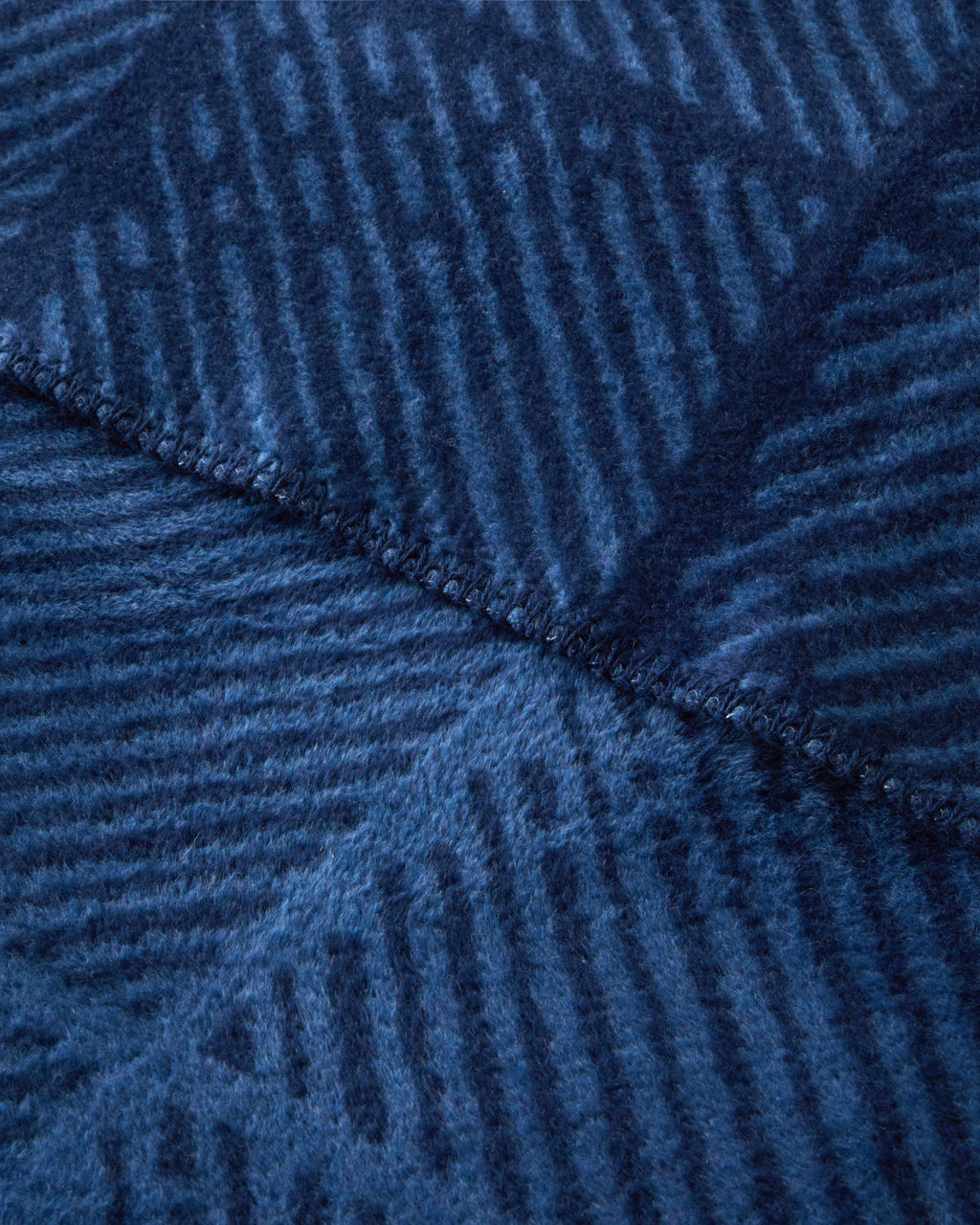 Cotton Single Size Blanket 150x200 cm Navy Blue (view 3)