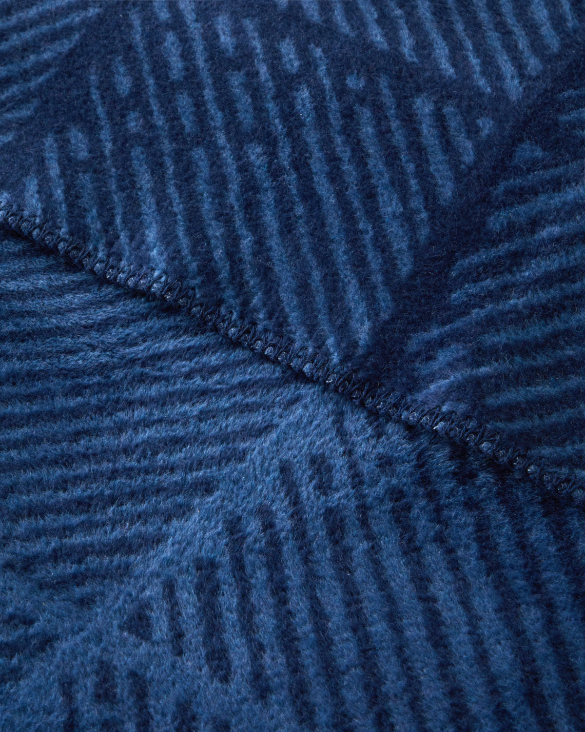 Cotton Single Size Blanket 150x200 cm Navy Blue (view 3)
