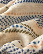 Smooth Stripes Cotton Acrylic Single Size Blanket 150x200 cm Beige (view 3)