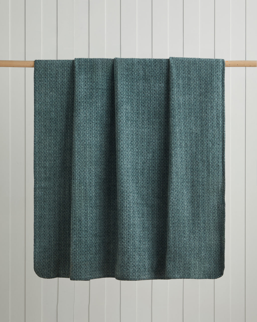 Modern Mosaic Cotton Acrylic Single Size Blanket 150x200 cm Gray (view 2)