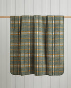 Plaid Tale Cotton Acrylic Single Size Blanket 150x200 cm Dark Green (view 2)