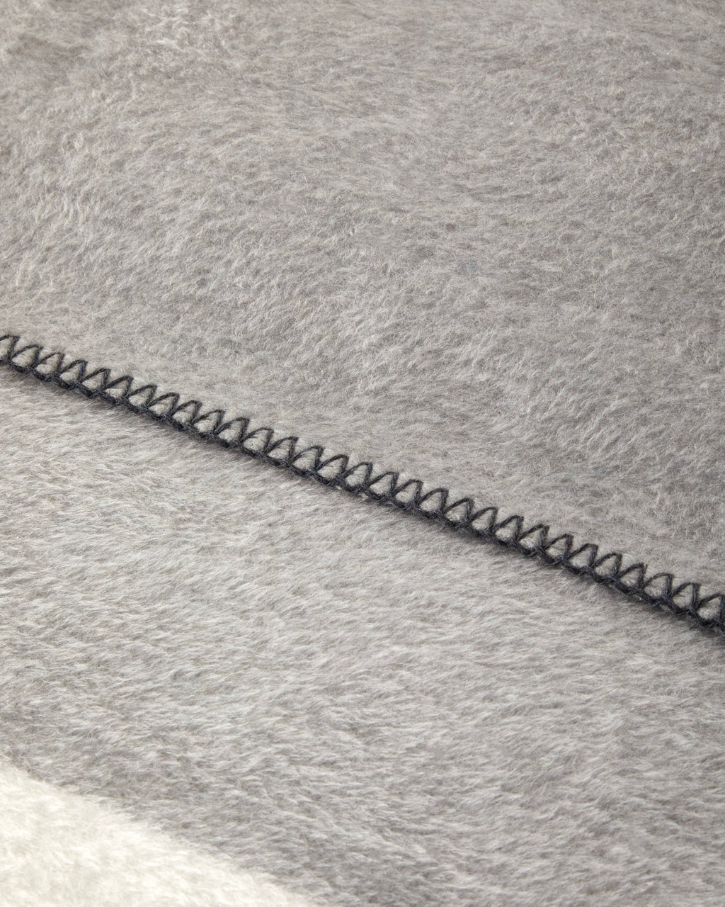 Modern Line Cotton Acrylic Blanket Gray - Double 200x220 cm (view 2)