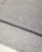 Modern Line Cotton Acrylic Blanket Gray - Double 200x220 cm (view 2)