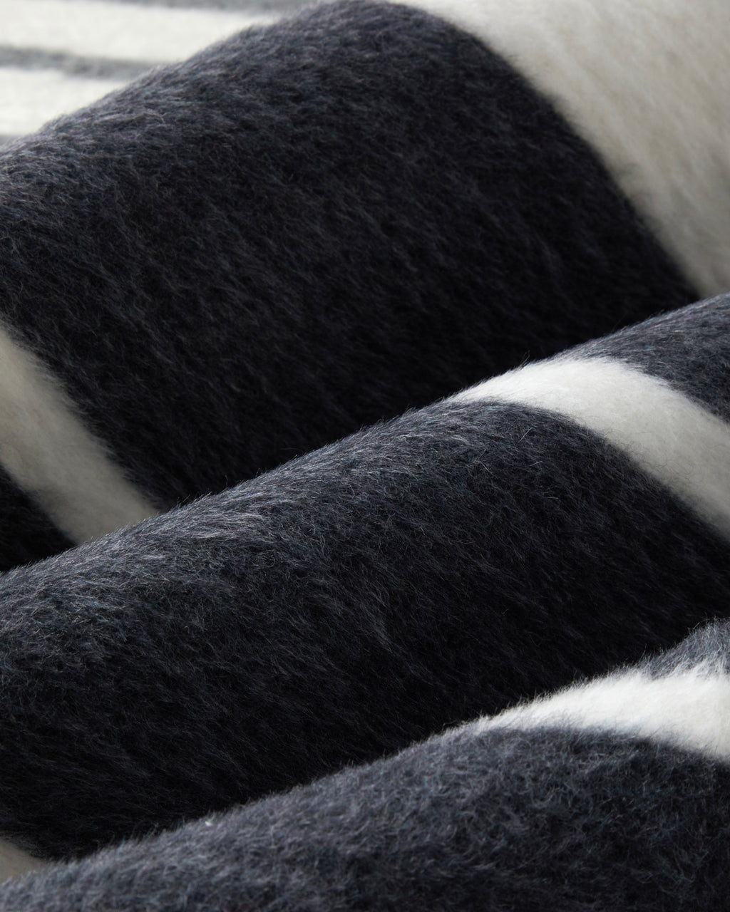 Modern Line Cotton Acrylic Blanket Gray (view 6)
