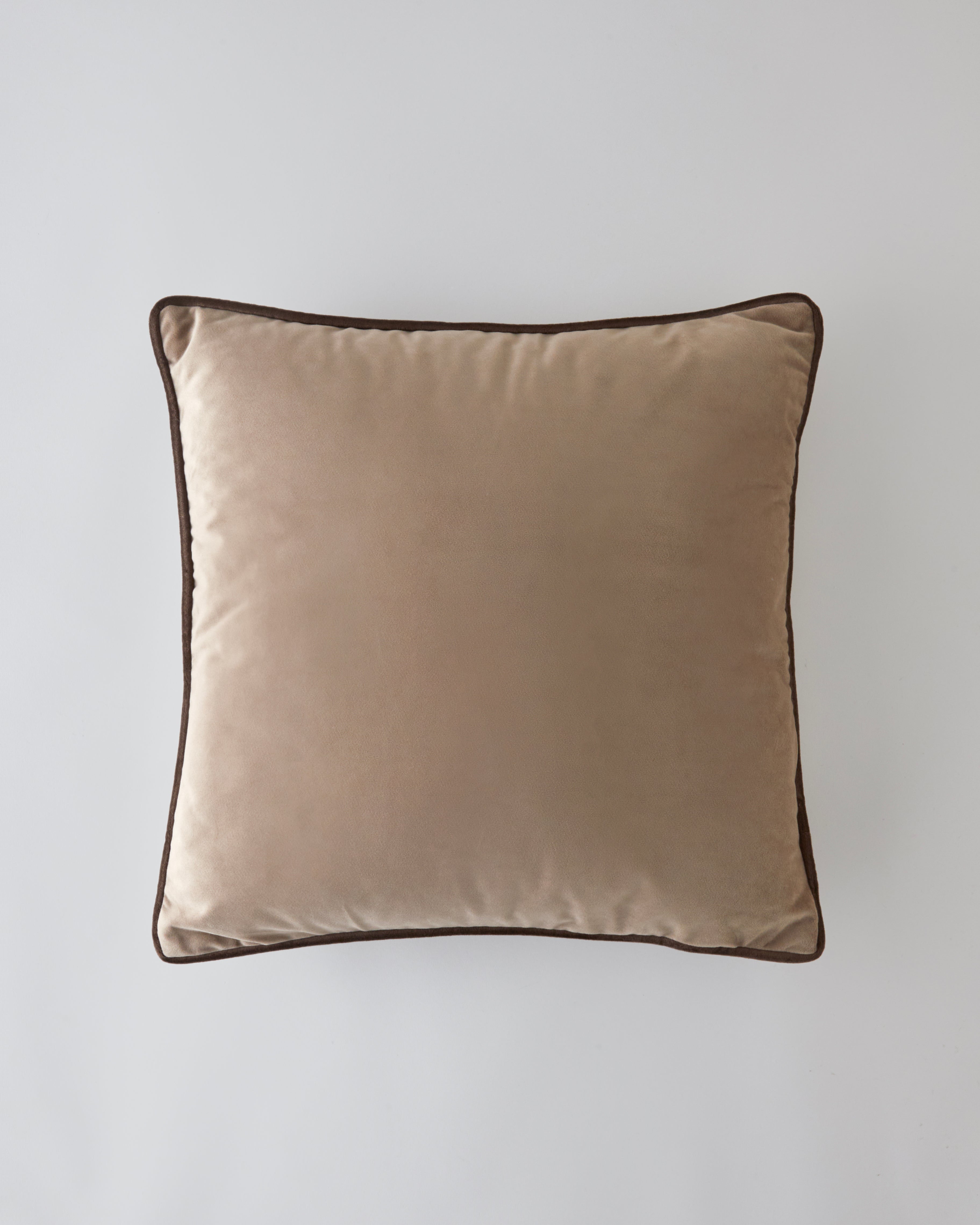 Mocha Stuffed Cushion 45x45 cm - Brown