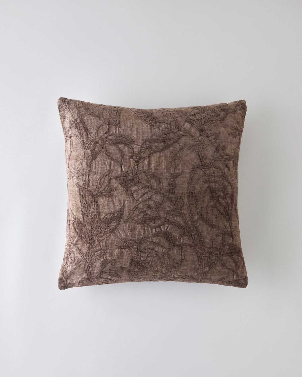 Lily Toss Pillow Cover 45x45 cm Brown