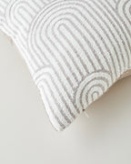 Deluxe Jacquard Decorative Cushion 35x55 cm Cream (view 2)