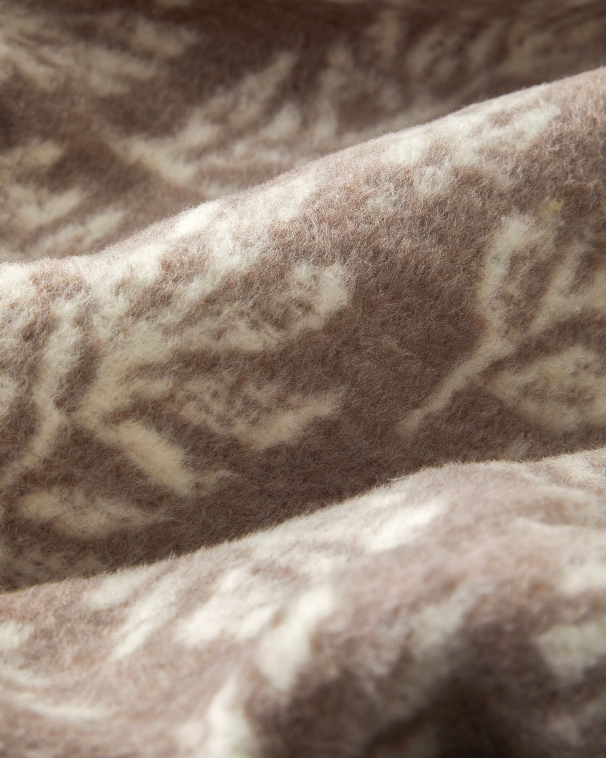 Foliage Cotton Acrylic Blanket Pebble (view 3)