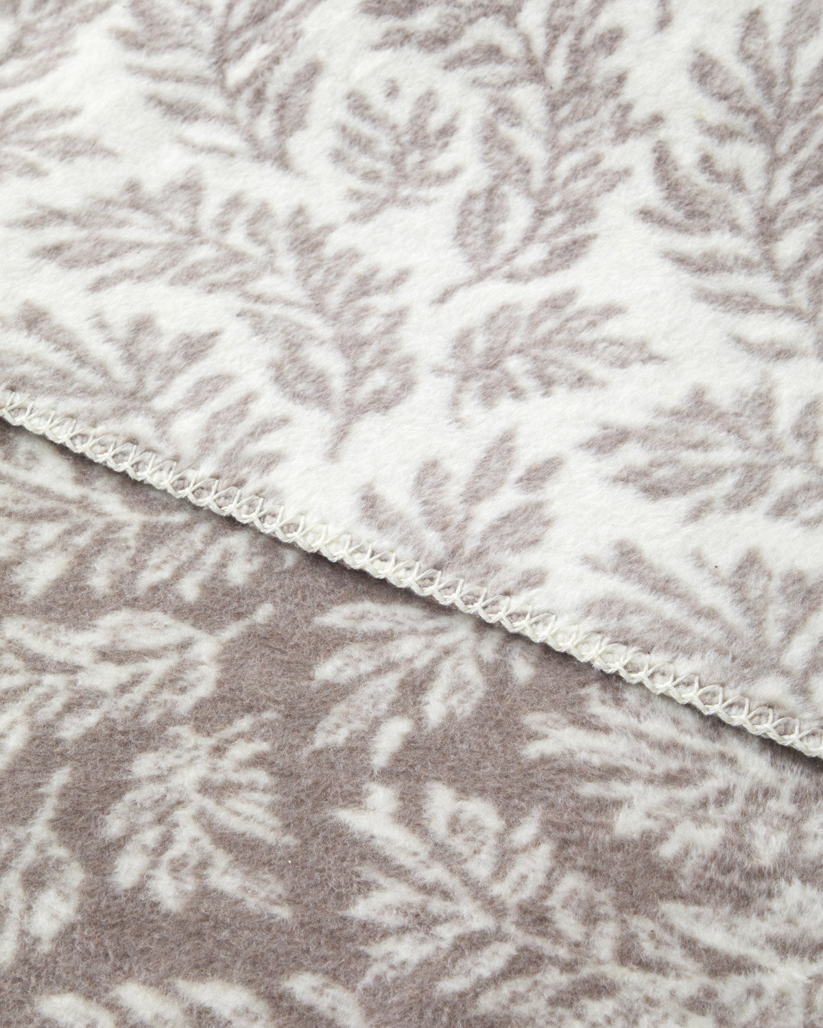 Foliage Cotton Acrylic Blanket Pebble (view 6)