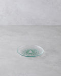 Glass Cake Plate 16 cm Green