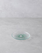 Glass Cake Plate 16 cm Green