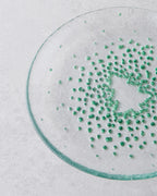 Glass Cake Plate 16 cm Green (view 3)