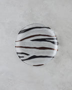Terra Glass Cake Plate 21 cm Brown - Black (view 2)