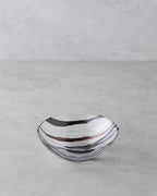 Terra Glass Bowl 16 cm Brown - Black
