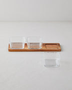 Acacia - Glass 4 Pieces Serving Ware 33x10.5x6 cm Transparent (view 2)