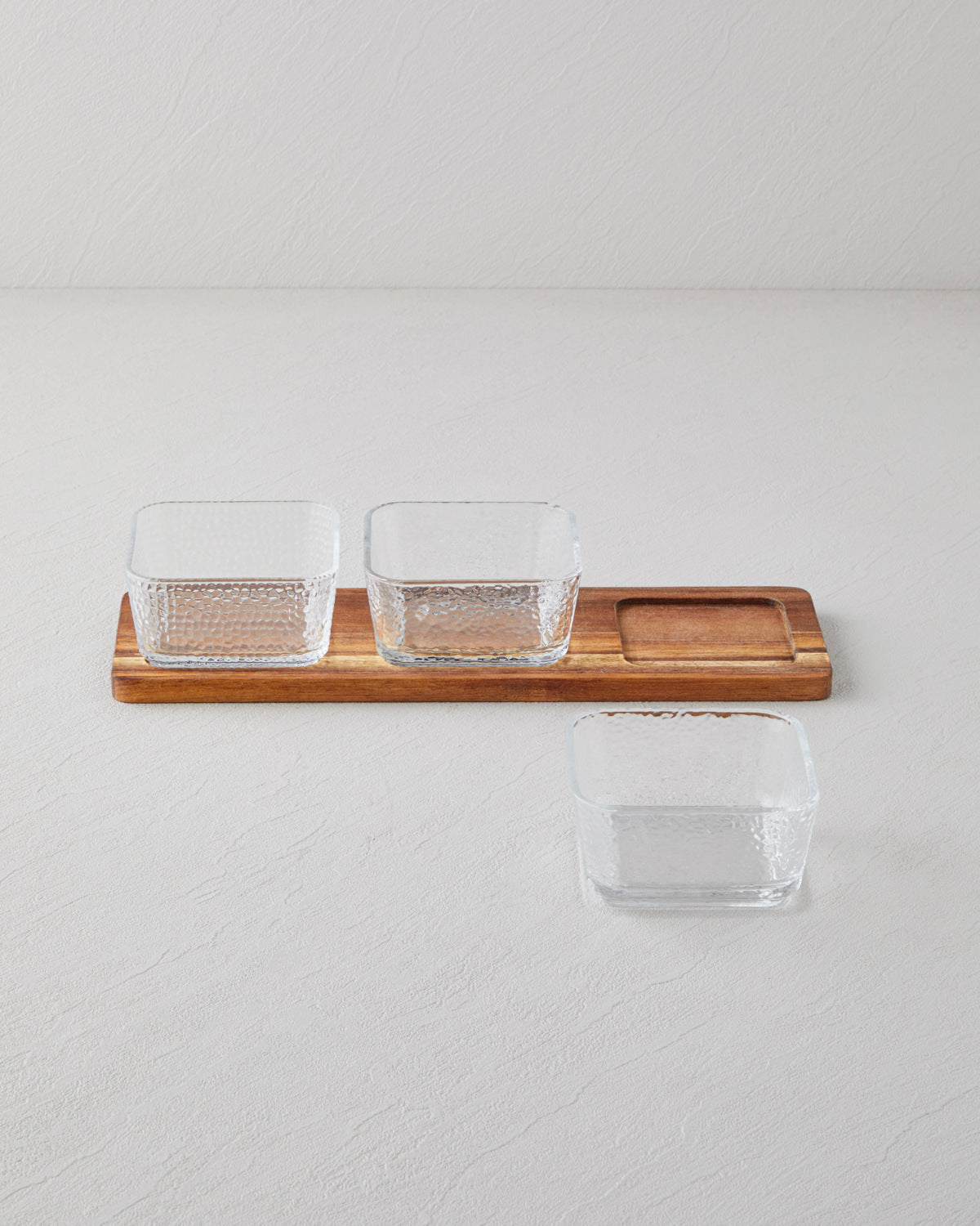 Acacia - Glass 4 Pieces Serving Ware 33x10.5x6 cm Transparent (view 2)