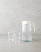 Glass 3 Pieces Water Set 1200 ml + 180 ml Transparent