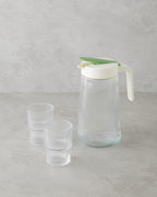 Glass 3 Pieces Water Set 1200 ml + 180 ml Transparent (view 2)