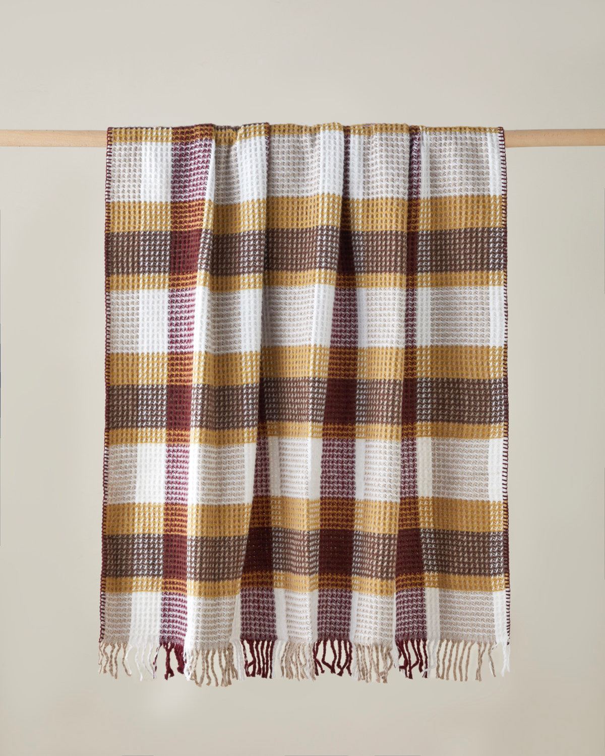 Olive Sofa Throw 130x170 cm Multicolor